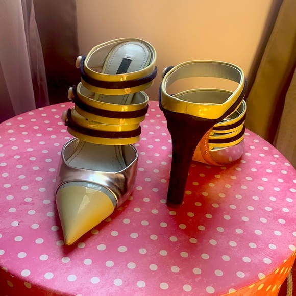 Louis Vuitton Shoes - Authentic Louis Vuitton 4.5 high heel mules
